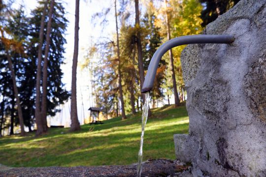 Fontana in area attrezzata